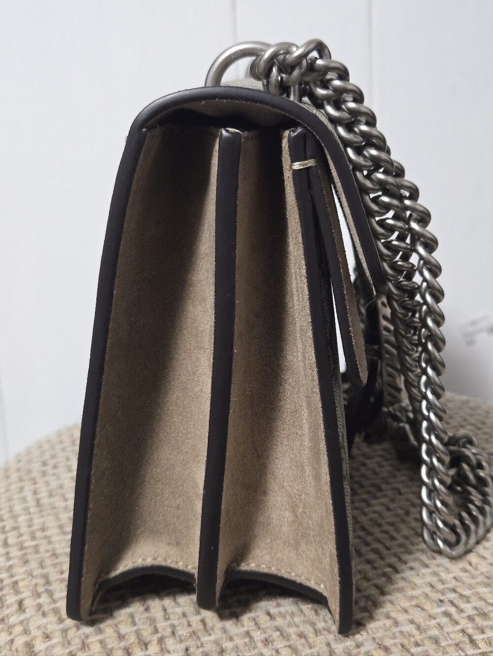 New Beige Dionysus Style Shoulder Bag Unbranded READ DESCRIPTION - Picture 5 of 12